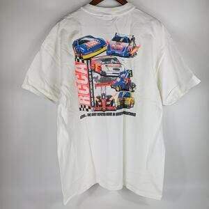 Mens 2XL T-Shirt Vtg 90s RCAA Racing Collectables Club of America Winston Cup